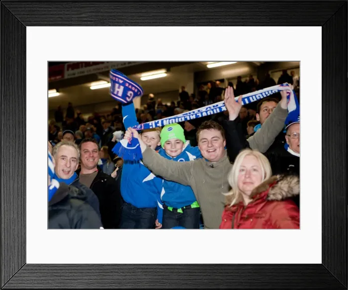Framed Print : Fans Cardiff 07MAR12 PH 1534 Framed Print : Fans Cardiff 07MAR12 PH 1534
