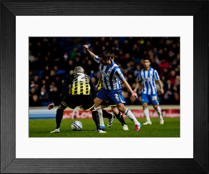 Framed Print : Joe Mattock: In Action Against Cardiff City, NPower Championship 2012, Brighton & Hove Albion Framed Print : Joe Mattock: In Action Against Cardiff City, NPower Championship 2012, Brighton & Hove Albion