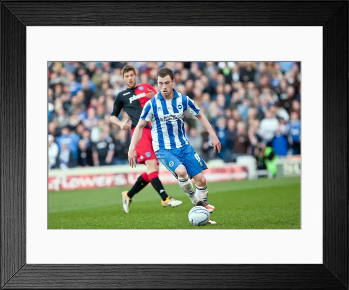 Framed Print : Ashley Barnes Thrilling Performance: Brighton & Hove Albion vs Portsmouth, Championship Clash at Amex Stadium (March 10, 2012) Framed Print : Ashley Barnes Thrilling Performance: Brighton & Hove Albion vs Portsmouth, Championship Clash at Amex Stadium (March 10, 2012)