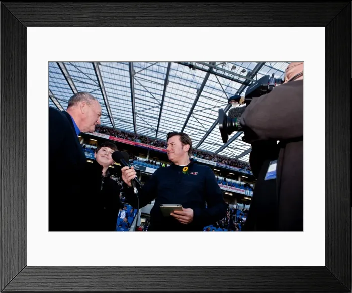 Framed Print : Brighton & Hove Albion: Historic 10-3-12 Home Victory Against Portsmouth - Season 2011-12 Framed Print : Brighton & Hove Albion: Historic 10-3-12 Home Victory Against Portsmouth - Season 2011-12