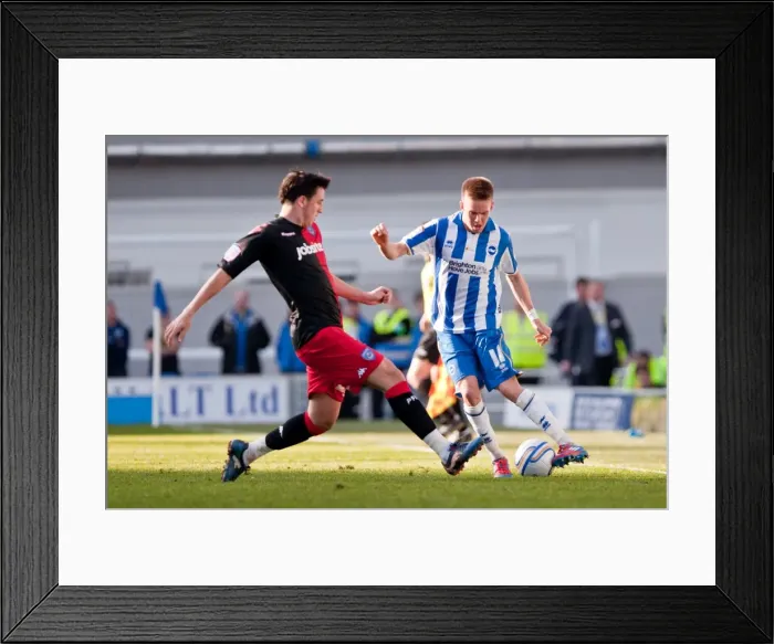Framed Print : Craig Noone in Action: Brighton & Hove Albion vs Portsmouth, Championship Clash at Amex Stadium, March 10, 2012 Framed Print : Craig Noone in Action: Brighton & Hove Albion vs Portsmouth, Championship Clash at Amex Stadium, March 10, 2012