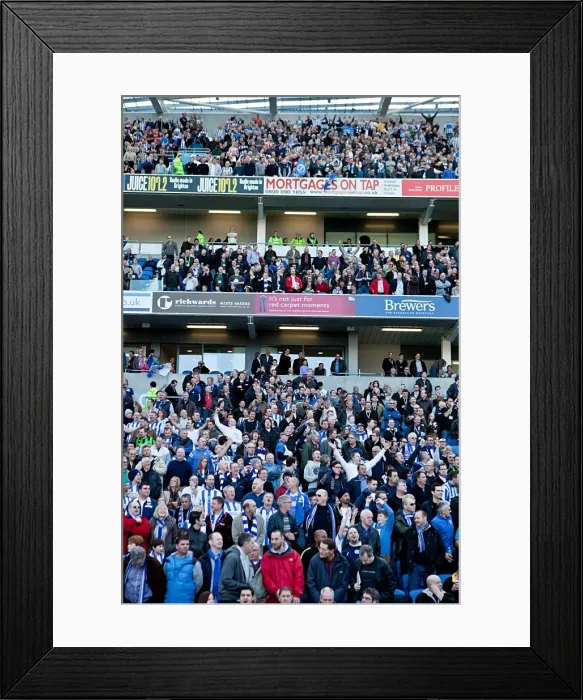 Framed Print : Brighton & Hove Albion's Historic 10-3-12 Victory Against Portsmouth: A Memorable Moment from the 2011-12 Season Framed Print : Brighton & Hove Albion's Historic 10-3-12 Victory Against Portsmouth: A Memorable Moment from the 2011-12 Season