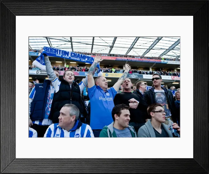 Framed Print : Brighton & Hove Albion's Epic 10-3-12 Victory Over Portsmouth: A Memorable Moment from the 2011-12 Season Framed Print : Brighton & Hove Albion's Epic 10-3-12 Victory Over Portsmouth: A Memorable Moment from the 2011-12 Season