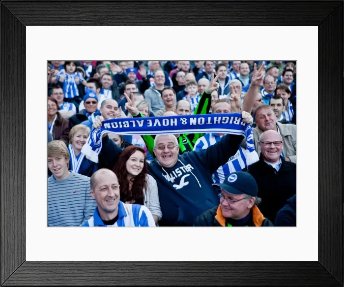 Framed Print : Brighton & Hove Albion's Historic 10-3 Victory over Portsmouth: A Memorable Moment from the 2011-12 Season Framed Print : Brighton & Hove Albion's Historic 10-3 Victory over Portsmouth: A Memorable Moment from the 2011-12 Season