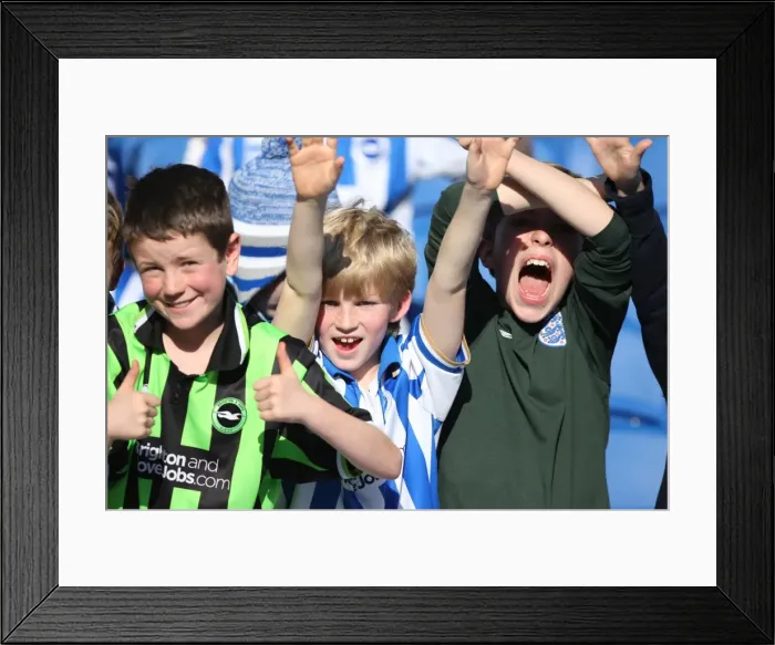 Framed Print : Brighton & Hove Albion's Historic 10-3-12 Victory Over Portsmouth: A Memorable Moment from the 2011-12 Season Framed Print : Brighton & Hove Albion's Historic 10-3-12 Victory Over Portsmouth: A Memorable Moment from the 2011-12 Season