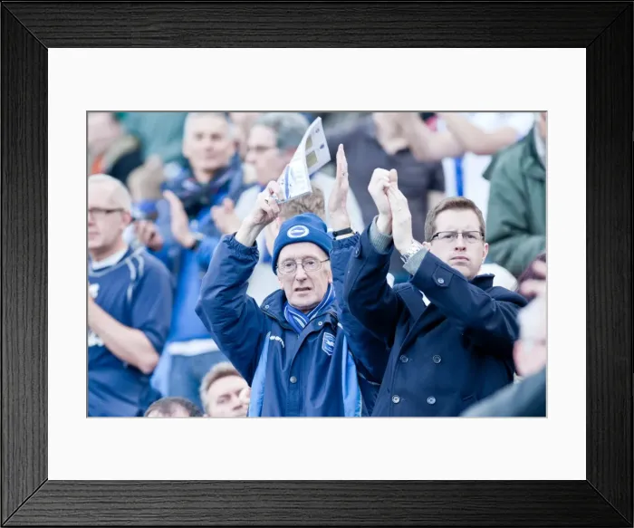 Framed Print : Brighton & Hove Albion's Historic 10-3-12 Victory Over Portsmouth: A Memorable Moment from the 2011-12 Season Framed Print : Brighton & Hove Albion's Historic 10-3-12 Victory Over Portsmouth: A Memorable Moment from the 2011-12 Season
