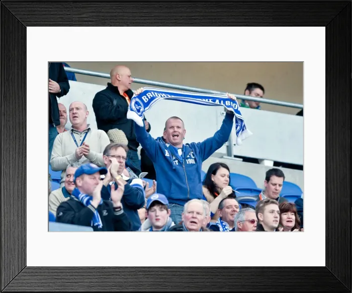 Framed Print : Ten-Goal Thriller: Brighton & Hove Albion vs. Portsmouth (10-03-12) Framed Print : Ten-Goal Thriller: Brighton & Hove Albion vs. Portsmouth (10-03-12)