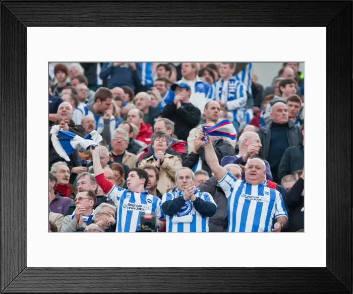 Framed Print : Brighton And Hove Albion Past Seasons: Season 2011-12: 2011-12 Home Games: Portsmouth - 10-03-12 Framed Print : Brighton And Hove Albion Past Seasons: Season 2011-12: 2011-12 Home Games: Portsmouth - 10-03-12