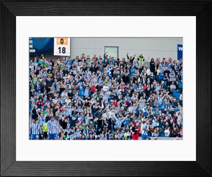 Framed Print : Brighton & Hove Albion's Historic 10-3-12 Victory Over Portsmouth: A Memorable Moment from the 2011-12 Season Framed Print : Brighton & Hove Albion's Historic 10-3-12 Victory Over Portsmouth: A Memorable Moment from the 2011-12 Season