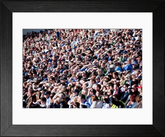 Framed Print : A Historic 10-Goal Thriller: Brighton & Hove Albion vs. Portsmouth (2011-12 Season)