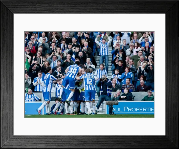 Framed Print : Brighton & Hove Albion's Glorious 10-3 Victory Over Portsmouth (2011-12 Season): Unforgettable Home Game Framed Print : Brighton & Hove Albion's Glorious 10-3 Victory Over Portsmouth (2011-12 Season): Unforgettable Home Game