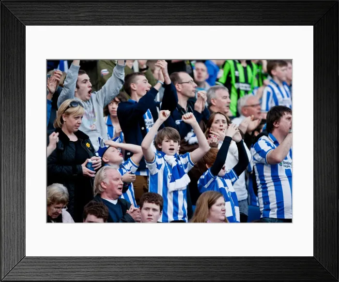 Framed Print : Brighton & Hove Albion's Historic 10-3-12 Victory Over Portsmouth: A Memorable Moment from the 2011-12 Season Framed Print : Brighton & Hove Albion's Historic 10-3-12 Victory Over Portsmouth: A Memorable Moment from the 2011-12 Season