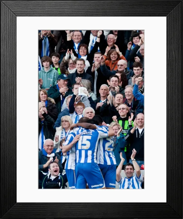 Framed Print : Brighton & Hove Albion: Unforgettable 10-3-12 - A Historic 10-3 Victory Against Portsmouth Framed Print : Brighton & Hove Albion: Unforgettable 10-3-12 - A Historic 10-3 Victory Against Portsmouth