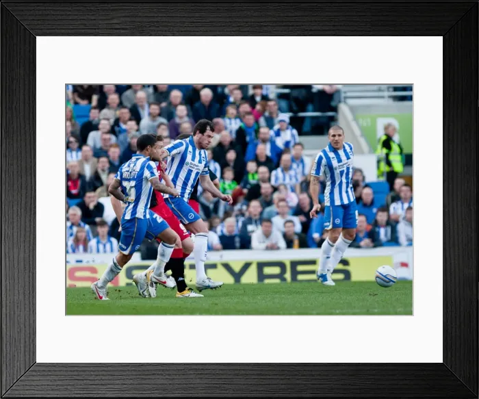 Framed Print : Brighton & Hove Albion's Historic 10-3-12 Victory Over Portsmouth: A Memorable Moment from the 2011-12 Season Framed Print : Brighton & Hove Albion's Historic 10-3-12 Victory Over Portsmouth: A Memorable Moment from the 2011-12 Season