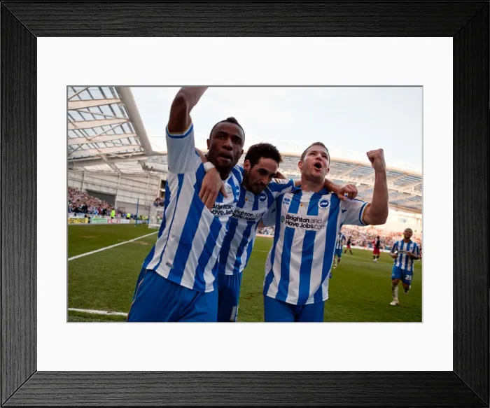 Framed Print : The Unforgettable 10-3-12: Brighton & Hove Albion vs. Portsmouth - 2011-12 Season Home Game Framed Print : The Unforgettable 10-3-12: Brighton & Hove Albion vs. Portsmouth - 2011-12 Season Home Game