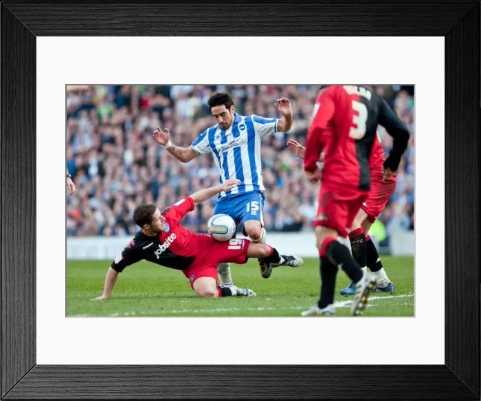 Framed Print : Vicente's Championship Showdown: Brighton & Hove Albion vs Portsmouth (March 10, 2012) Framed Print : Vicente's Championship Showdown: Brighton & Hove Albion vs Portsmouth (March 10, 2012)