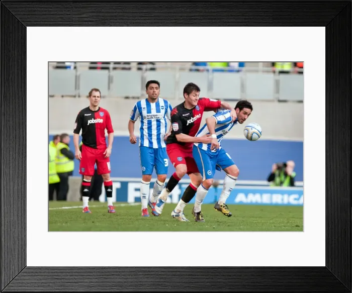 Framed Print : Vicente's Championship Battle: Brighton & Hove Albion vs Portsmouth at Amex Stadium (March 10, 2012) Framed Print : Vicente's Championship Battle: Brighton & Hove Albion vs Portsmouth at Amex Stadium (March 10, 2012)