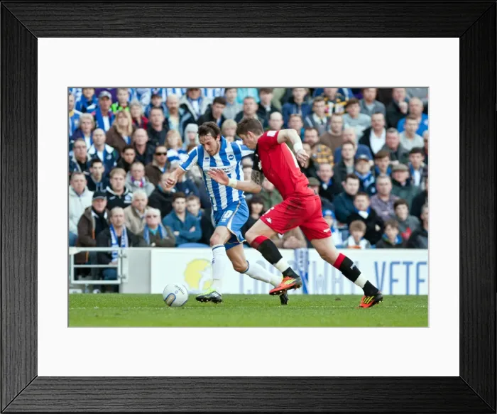 Framed Print : Championship Showdown: Will Buckley's Explosive Performance in Brighton & Hove Albion vs Portsmouth (March 10, 2012) Framed Print : Championship Showdown: Will Buckley's Explosive Performance in Brighton & Hove Albion vs Portsmouth (March 10, 2012)