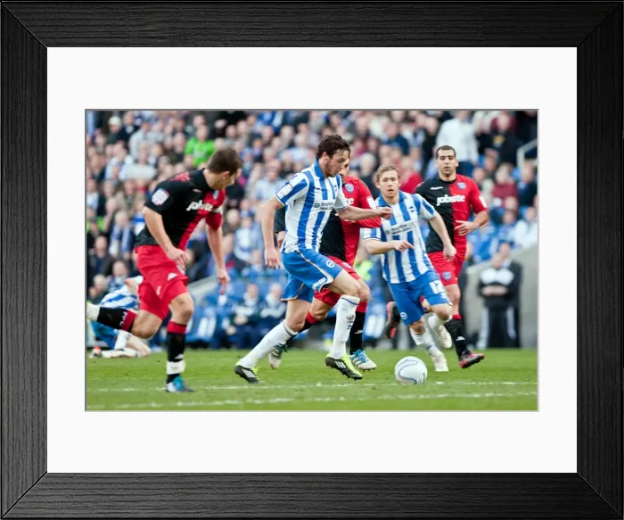 Framed Print : Brighton & Hove Albion's Historic 10-3-12 Victory Against Portsmouth: A Memorable Moment from the 2011-12 Season Framed Print : Brighton & Hove Albion's Historic 10-3-12 Victory Against Portsmouth: A Memorable Moment from the 2011-12 Season