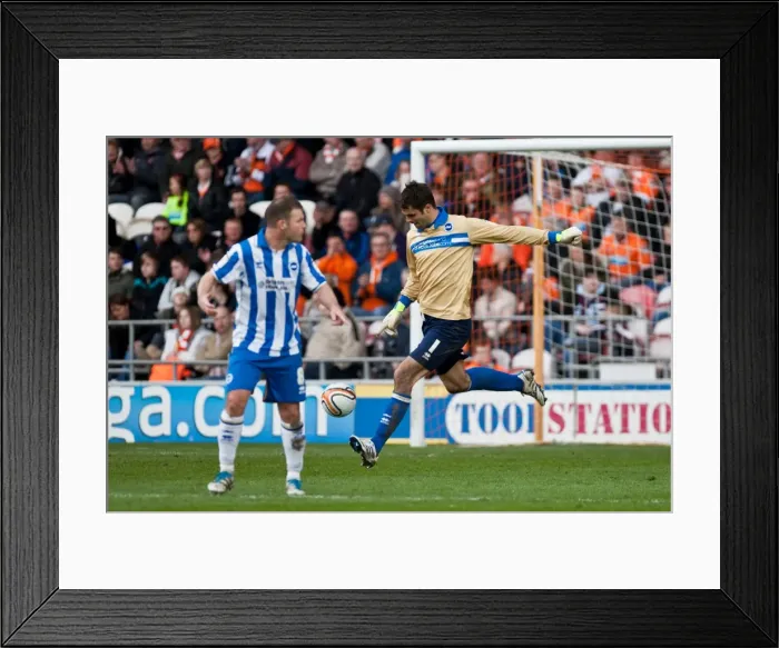 Framed Print : Brighton & Hove Albion vs. Blackpool: Away Game - March 19, 2012 (Season 2011-12) Framed Print : Brighton & Hove Albion vs. Blackpool: Away Game - March 19, 2012 (Season 2011-12)