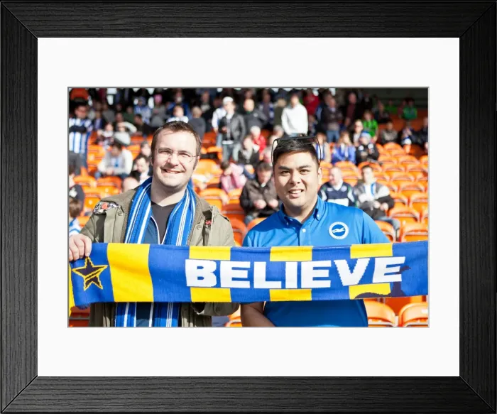 Framed Print : Brighton & Hove Albion Away at Blackpool (2011-12 Season): March 19, 2012 Framed Print : Brighton & Hove Albion Away at Blackpool (2011-12 Season): March 19, 2012