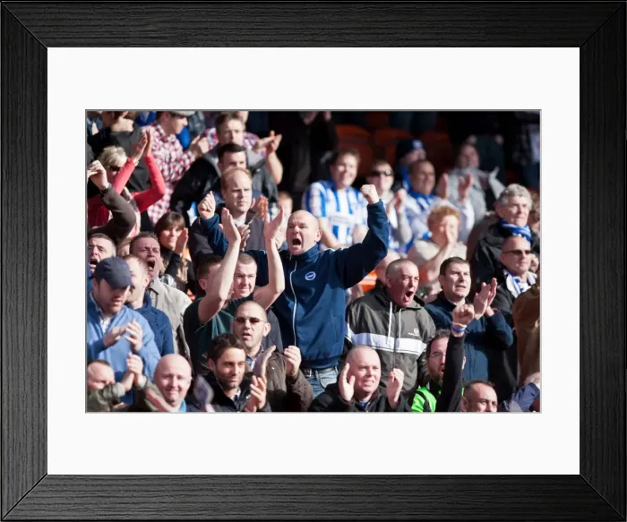 Framed Print : Brighton & Hove Albion vs. Blackpool: Away Game – March 19, 2012 (Season 2011-12) Framed Print : Brighton & Hove Albion vs. Blackpool: Away Game – March 19, 2012 (Season 2011-12)