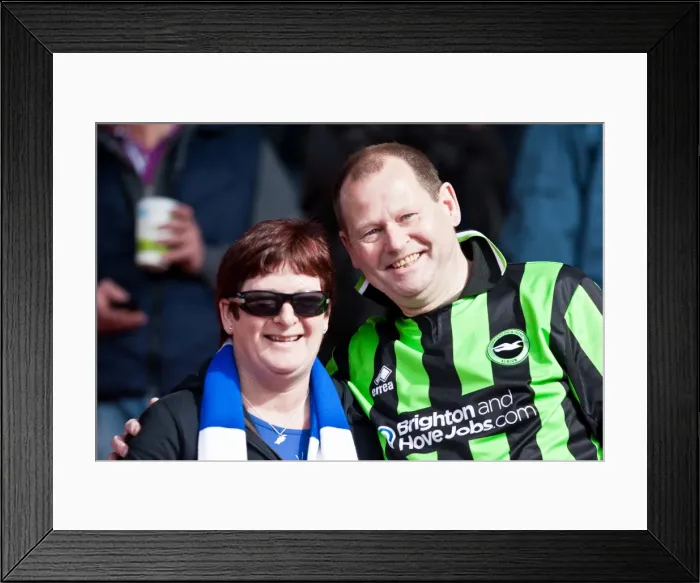 Framed Print : Brighton & Hove Albion 2011-12 Away: Blackpool - Game Highlights (March 19, 2012) Framed Print : Brighton & Hove Albion 2011-12 Away: Blackpool - Game Highlights (March 19, 2012)