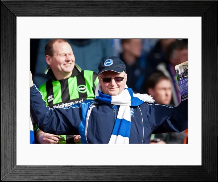 Framed Print : Brighton & Hove Albion vs. Blackpool: Away Game – March 19, 2012 (Season 2011-12) Framed Print : Brighton & Hove Albion vs. Blackpool: Away Game – March 19, 2012 (Season 2011-12)