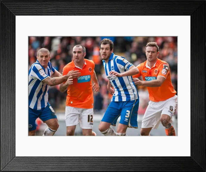 Framed Print : Brighton & Hove Albion vs. Blackpool: 2011-12 Away Game Highlights Framed Print : Brighton & Hove Albion vs. Blackpool: 2011-12 Away Game Highlights