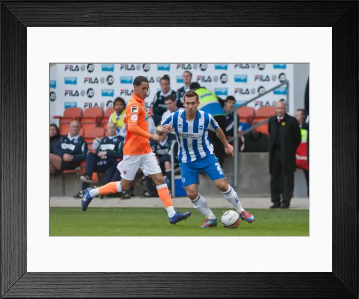 Framed Print : Brighton & Hove Albion vs. Blackpool: March 19, 2012 (Away Game, 11-12 Season - Game 31) Framed Print : Brighton & Hove Albion vs. Blackpool: March 19, 2012 (Away Game, 11-12 Season - Game 31)