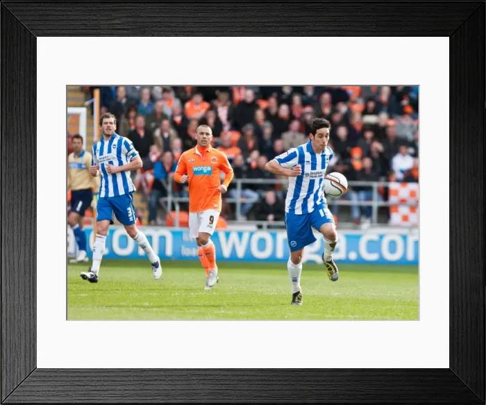 Framed Print : Brighton & Hove Albion vs. Blackpool: Away Game – March 19, 2012 (Season 2011-12) Framed Print : Brighton & Hove Albion vs. Blackpool: Away Game – March 19, 2012 (Season 2011-12)