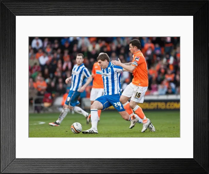 Framed Print : Brighton & Hove Albion vs. Blackpool (Away) - 19-03-12: 2011-12 Season Highlights Framed Print : Brighton & Hove Albion vs. Blackpool (Away) - 19-03-12: 2011-12 Season Highlights