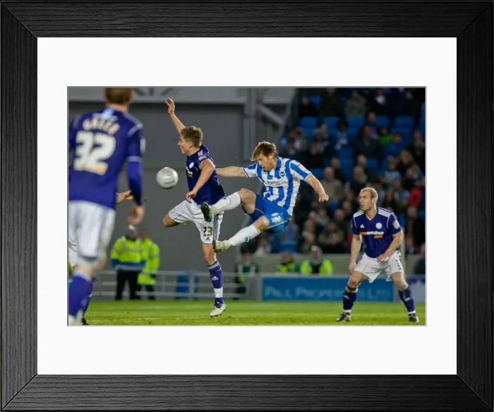 Framed Print : Chasing Glory: Mackail-Smith Pursues Game-Winning Goal vs. Derby County (Brighton & Hove Albion, March 20, 2012) Framed Print : Chasing Glory: Mackail-Smith Pursues Game-Winning Goal vs. Derby County (Brighton & Hove Albion, March 20, 2012)