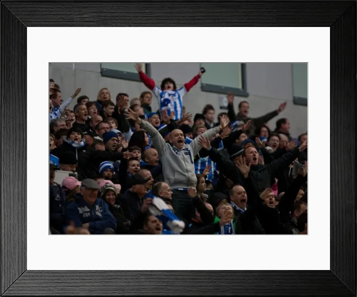 Framed Print : Brighton & Hove Albion: Nostalgic Review of the 2011-12 Home Game Against Derby County (20-03-2012) Framed Print : Brighton & Hove Albion: Nostalgic Review of the 2011-12 Home Game Against Derby County (20-03-2012)