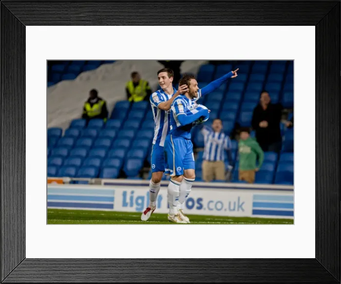 Framed Print : Inigo Calderon Scores the Game's First Goal: Brighton & Hove Albion 1-0 Derby County (March 20, 2012) Framed Print : Inigo Calderon Scores the Game's First Goal: Brighton & Hove Albion 1-0 Derby County (March 20, 2012)