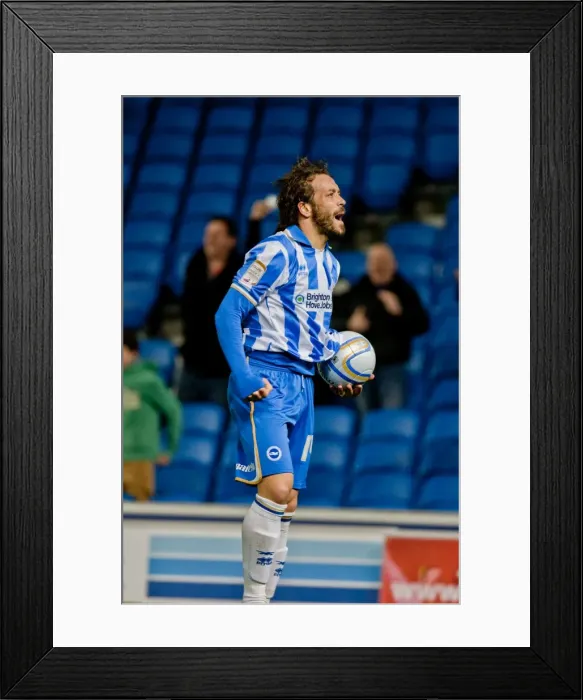 Framed Print : Nostalgic Look Back: Brighton & Hove Albion's 2011-12 Season - Derby County Home Game Framed Print : Nostalgic Look Back: Brighton & Hove Albion's 2011-12 Season - Derby County Home Game