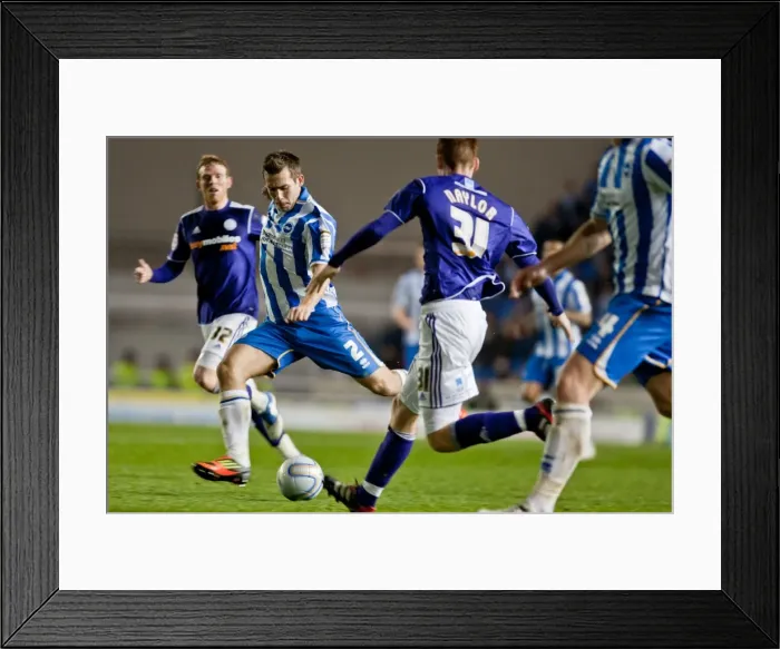 Framed Print : Joe Mattock's Shooting Moment: Brighton & Hove Albion vs. Derby County, 2012 Championship Clash at Amex Stadium Framed Print : Joe Mattock's Shooting Moment: Brighton & Hove Albion vs. Derby County, 2012 Championship Clash at Amex Stadium