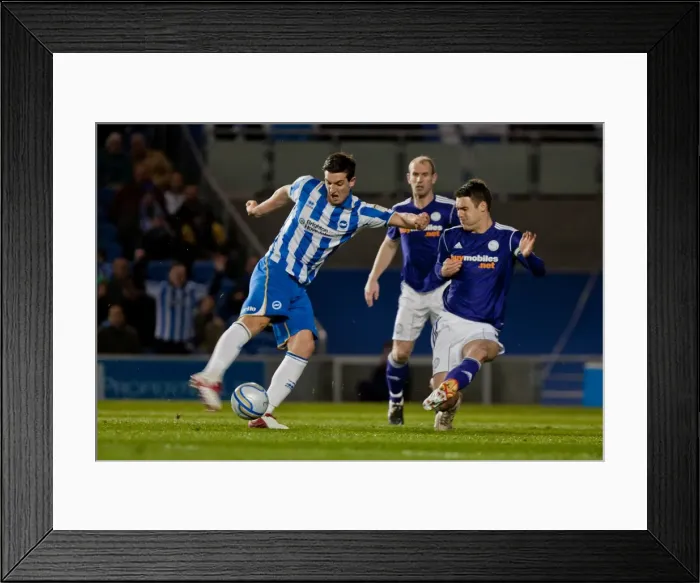 Framed Print : Lewis Dunk's Thrilling Shot: Brighton & Hove Albion vs Derby County, 2012 Championship Clash at Amex Stadium Framed Print : Lewis Dunk's Thrilling Shot: Brighton & Hove Albion vs Derby County, 2012 Championship Clash at Amex Stadium