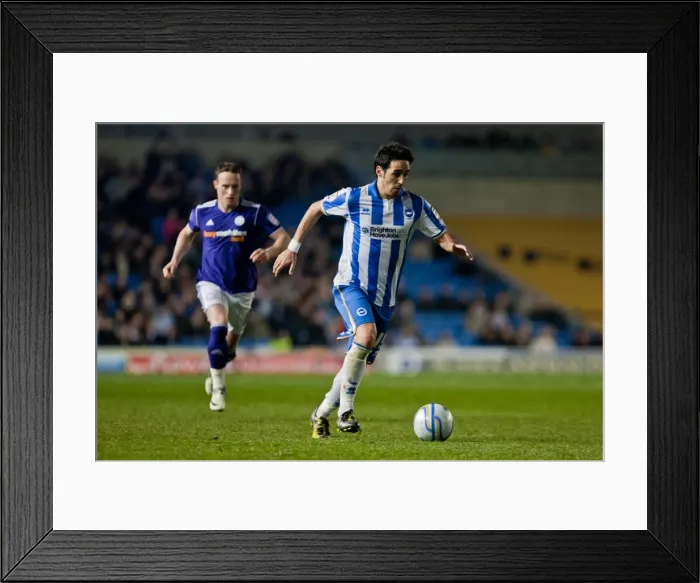 Framed Print : Vicente's Unforgettable Night: Brighton & Hove Albion vs. Derby County, 2012 Championship Framed Print : Vicente's Unforgettable Night: Brighton & Hove Albion vs. Derby County, 2012 Championship