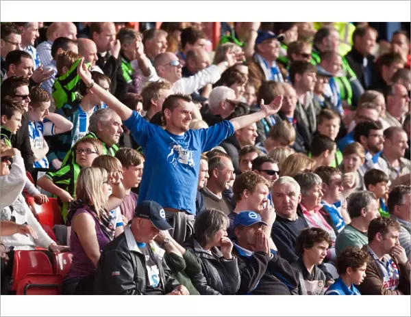 Brighton & Hove Albion FC: Unwavering Passion at The City Ground - A Championship Showdown vs. Nottingham Forest (March 2012)