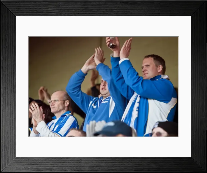 Framed Print : Brighton & Hove Albion: A Nostalgic Look Back at the 2011-12 Season - March 24th, 2012: Away Game vs. Nottingham Forest