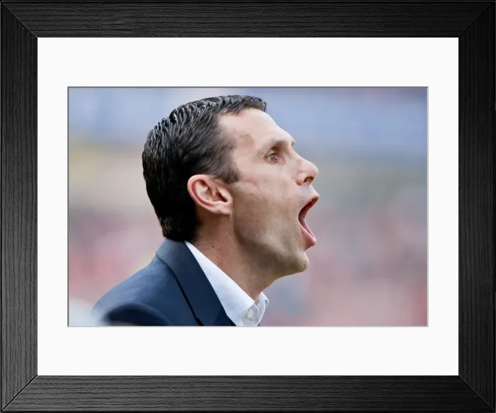 Framed Print : Gus Poyet at the Helm: Brighton & Hove Albion's Championship Battle at Nottingham Forest (March 2012) Framed Print : Gus Poyet at the Helm: Brighton & Hove Albion's Championship Battle at Nottingham Forest (March 2012)