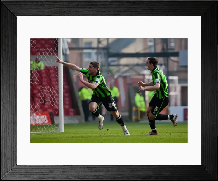 Framed Print : Sam Vokes Scores Opening Goal: Nottingham Forest vs. Brighton & Hove Albion, March 24, 2012 Framed Print : Sam Vokes Scores Opening Goal: Nottingham Forest vs. Brighton & Hove Albion, March 24, 2012