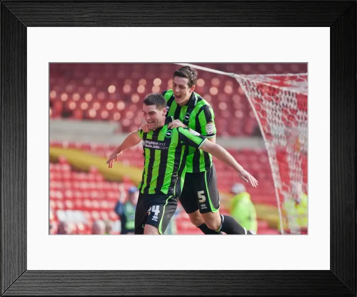 Framed Print : Sam Vokes Scores the Opener: Brighton & Hove Albion Ahead 1-0 vs. Nottingham Forest (March 24, 2012) Framed Print : Sam Vokes Scores the Opener: Brighton & Hove Albion Ahead 1-0 vs. Nottingham Forest (March 24, 2012)