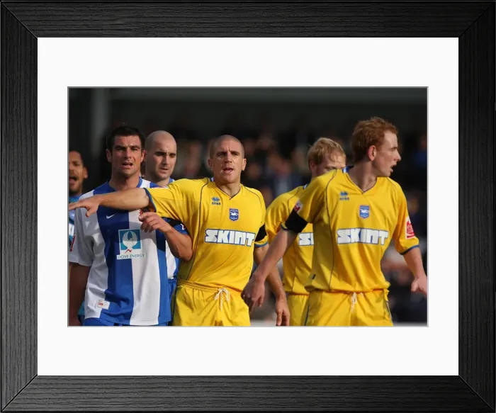 Framed Print : Hartlepool away match action 2007-08