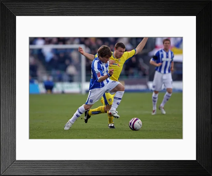 Framed Print : Intense Moment at the Amex: Leeds United vs. Brighton & Hove Albion (2007-08) Framed Print : Intense Moment at the Amex: Leeds United vs. Brighton & Hove Albion (2007-08)