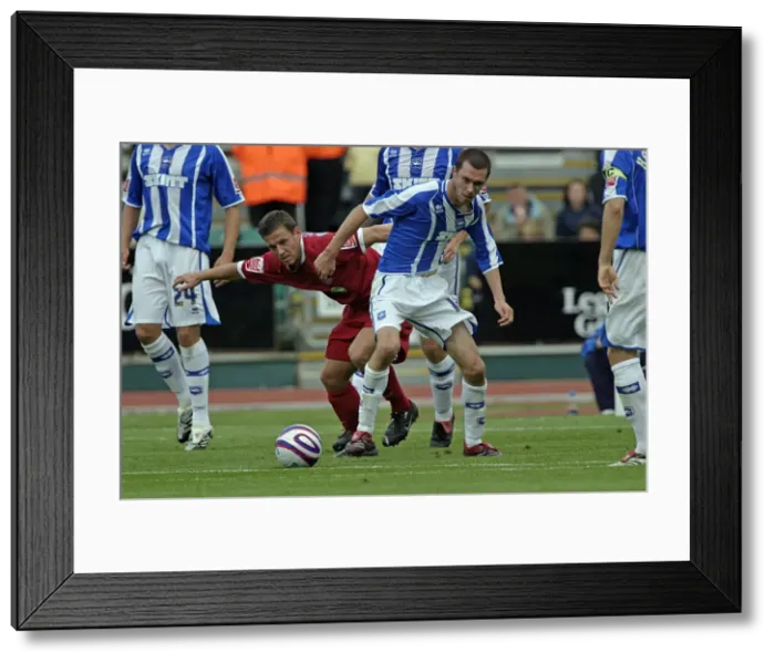 Framed Print : Southend United home match action 2007-08 Framed Print : Southend United home match action 2007-08