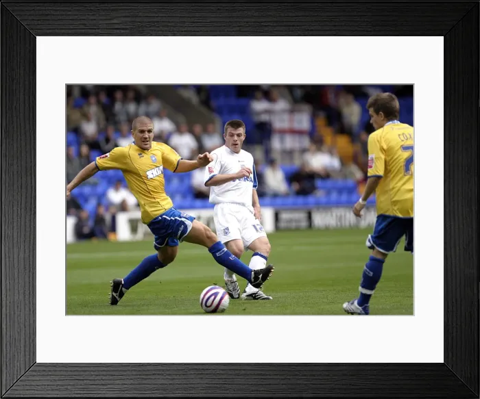 Framed Print : Tranmere Rovers away match action 2007-08 Framed Print : Tranmere Rovers away match action 2007-08