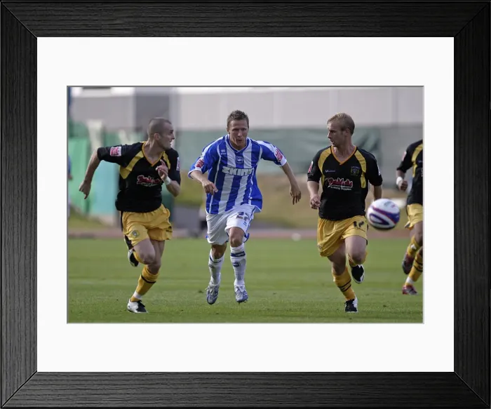 Framed Print : Yeovil Town home match action 2007-08 Framed Print : Yeovil Town home match action 2007-08