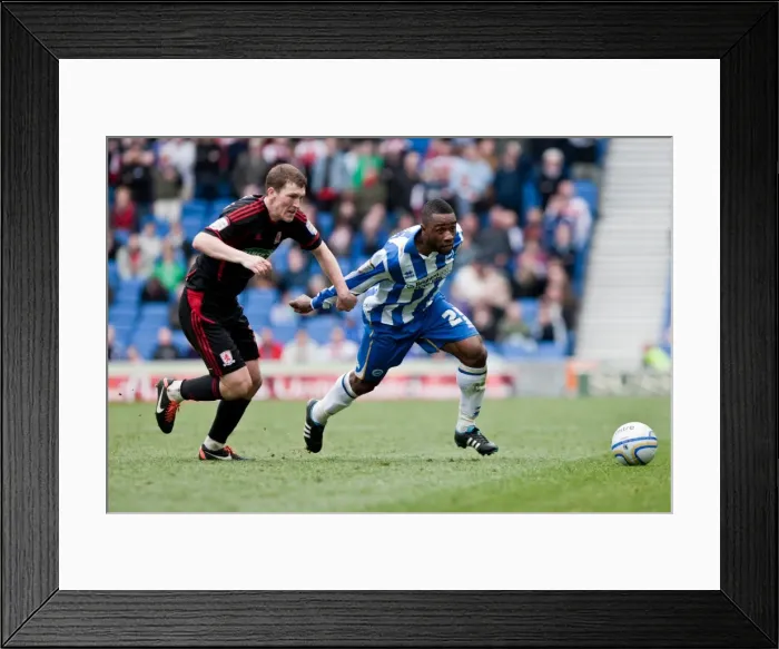 Framed Print : Kazenga LuaLua's Electric Performance: Brighton & Hove Albion vs Middlesbrough, Championship Showdown at Amex Stadium (31-03-2012) Framed Print : Kazenga LuaLua's Electric Performance: Brighton & Hove Albion vs Middlesbrough, Championship Showdown at Amex Stadium (31-03-2012)